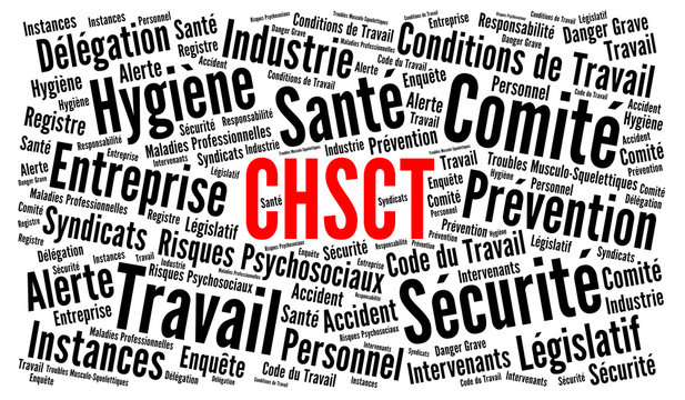 CHSCT nuage de mots