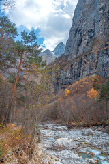 Fototapeta na wymiar mountains of the Caucasus