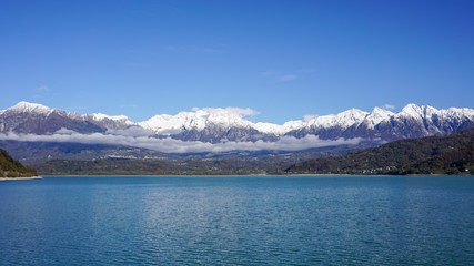 Fototapeta na wymiar lake in the mountains, Santa Croce Belluno