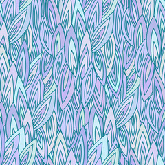 Vector seamless pattern with geometric brush strokes elements. Memphis geometric outline trendy modern style. 