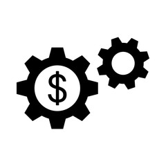 Economy Vector illustration. Quality design element Glyph Style. Editable stroke.