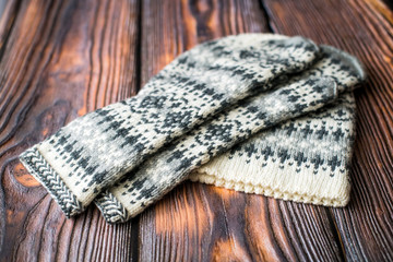 knitted woolen clothes