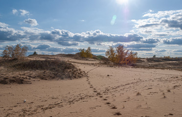 Sands in the Rostov region