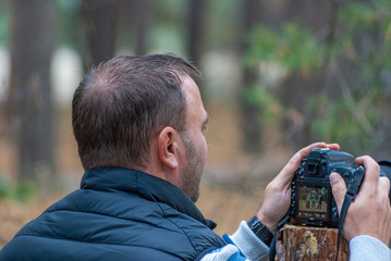 photographer at work