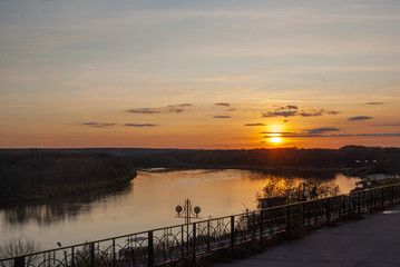 sunset on the don river