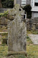 Old Irish headstone 