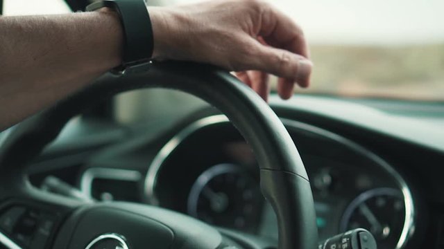 Lenkrad im Auto