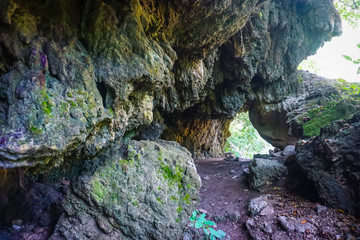 A small cave in the jungle of Rishikesh