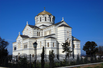 Fototapeta na wymiar St.Vladimir cathedral. Sevastopol.Russia