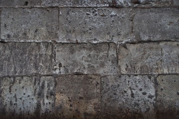 Stone floor in the old monastery