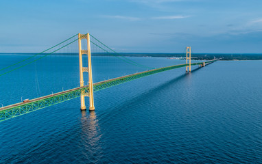 Mackinac Bridge Golden Hour 12