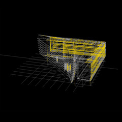 3d architectural drawing