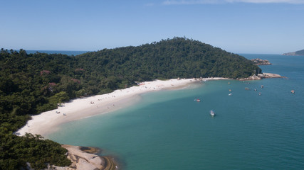 Fototapeta na wymiar Ilha do Campeche Praia Floripa Florianópolis Island Santa Catarina Brasil