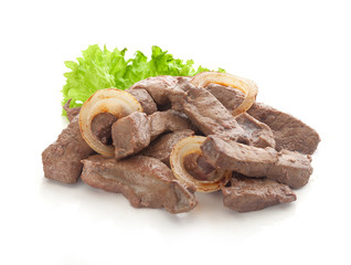 Fried liver