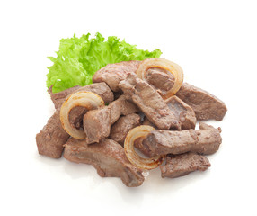 Fried liver