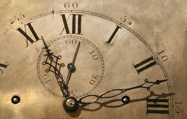 dial of an antique clock