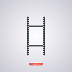 Film strip on a white background.