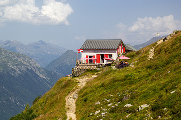 Obraz premium Buvette du Plan de l'Aiguille