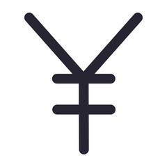 Isolated chinese yuan icon vector design