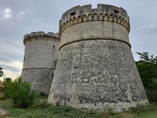 Fototapeta na wymiar Matera - Torri del Castello Tramontano