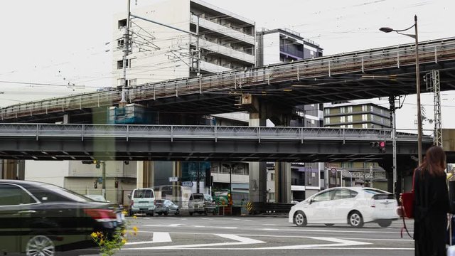 Timelapse from Japan, beautiful city views, Osaka and Kyoto