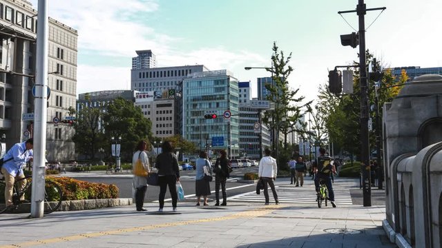 Timelapse from Japan, beautiful city views, Osaka and Kyoto
