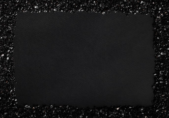 strict black frame, blank for postcards, advertising, flyers. place for inscription.