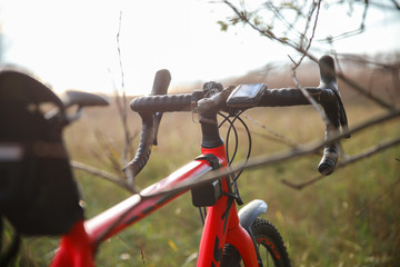 Fahrradtour durch Feld und WIesen