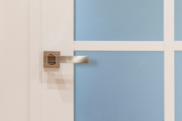 Fragment of interior door handle