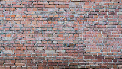 Naklejka premium red brick wall background
