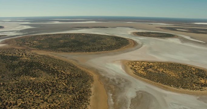 Amadeus Basin aerial salt lakes Watarrka National Park