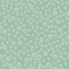 Seamless Pattern with colorful Balls. Scandinavian Style