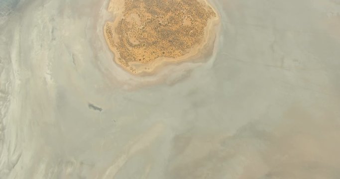 Overhead Amadeus Basin aerial Watarrka National Park Australia