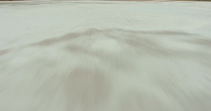 Aerial view salt lakes Amadeus Basin Northern Territory