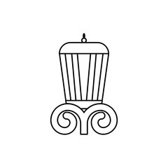 elegant column england style icon