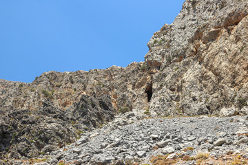 rock and sky