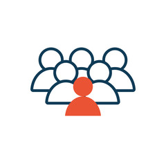 teamwork avatars silhouettes isolated icons