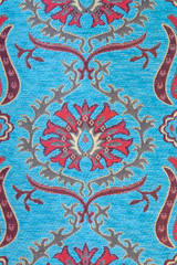 traditional handmade carpet close up