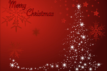 Christmas tree background backdrop with copy space stock