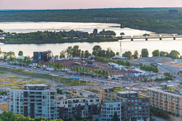 Blues Fest From Above Ottawa