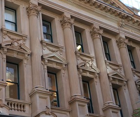 facade of an old building