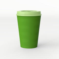 Coffee cup 3d illustration