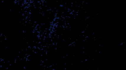 Blue splashes on black background