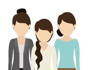 avatar women vector design