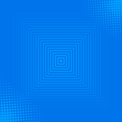 Comic blue dots background. Vector illustration in pop art retro style