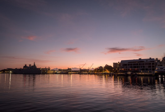 Sydney's Woolloomooloo Bay At Dawn