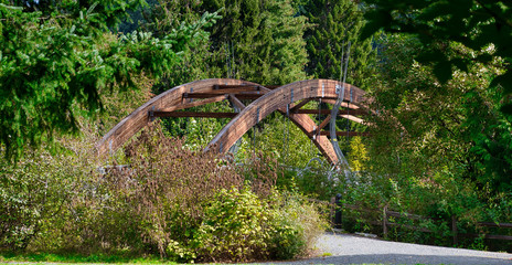 2019-10-06 WOODEN BRIDGE IN CONFLUENCE PARK ISSAQUAH