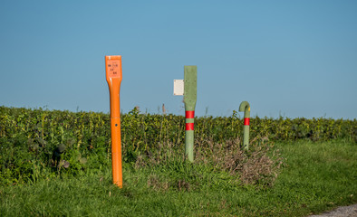 Markierungen für Pipelines