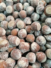 nutmeg on a background