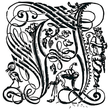Lettrine H.
